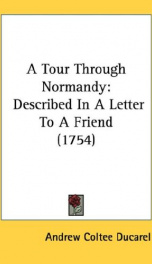 a tour through normandy described in a letter to a friend_cover