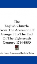 the english church from the accession of george i to the end of the eighteenth_cover