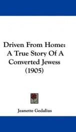 driven from home a true story of a converted jewess_cover