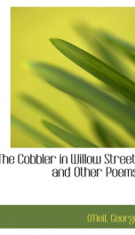 the cobbler in willow street and other poems_cover