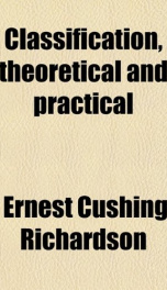 classification theoretical and practical_cover