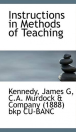 instructions in methods of teaching_cover