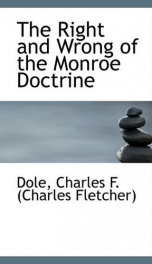 the right and wrong of the monroe doctrine_cover