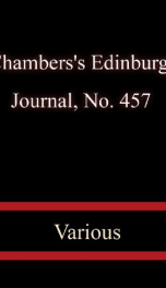 Chambers's Edinburgh Journal, No. 457_cover