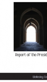 report of the president_cover