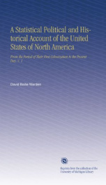 a statistical political and historical account of the united states of north a_cover
