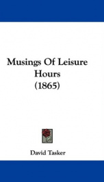 musings of leisure hours_cover