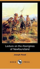 Lecture on the Aborigines of Newfoundland_cover