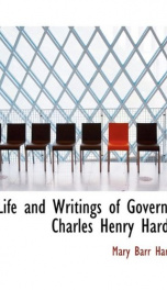 life and writings of governor charles henry hardin_cover