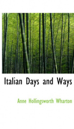 italian days and ways_cover