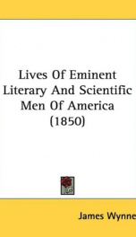 lives of eminent literary and scientific men of america_cover