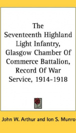 The Seventeenth Highland Light Infantry (Glasgow Chamber of Commerce Battalion)_cover