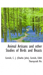 animal artisans and other studies of birds and beasts_cover