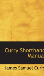 curry shorthand manual_cover