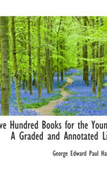 five hundred books for the young a graded and annotated list_cover