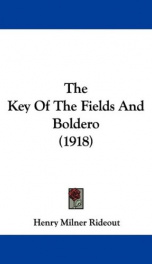 the key of the fields and boldero_cover