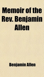 memoir of the rev benjamin allen_cover