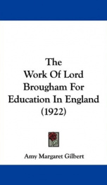 the work of lord brougham for education in england_cover