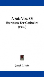 a safe view of spiritism for catholics_cover