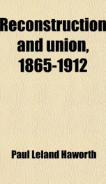 reconstruction and union 1865 1912_cover