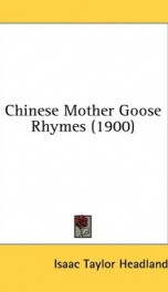 chinese mother goose rhymes_cover