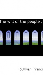 the will of the people_cover