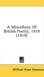 a miscellany of british poetry 1919_cover