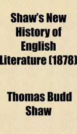 shaws new history of english literature_cover