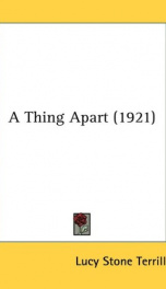 a thing apart_cover