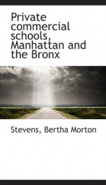 private commercial schools manhattan and the bronx_cover