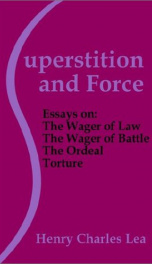 superstition and force essays on the wager of law the wager of battle the or_cover