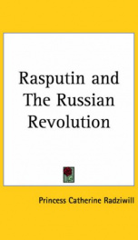 rasputin and the russian revolution_cover