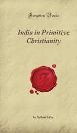 india in primitive christianity_cover