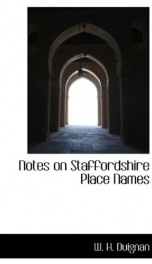 notes on staffordshire place names_cover
