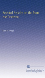 selected articles on the monroe doctrine_cover
