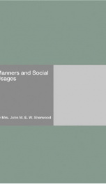 Manners and Social Usages_cover