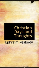 christian days and thoughts_cover