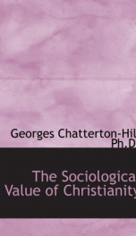 the sociological value of christianity_cover