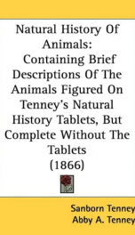 natural history of animals containing brief descriptions of the animals figured_cover