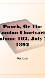 Punch, Or The London Charivari, Volume 102, July 2, 1892_cover