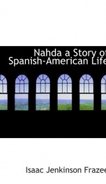 nahda a story of spanish american life_cover