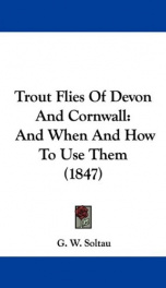 trout flies of devon and cornwall and when and how to use them_cover