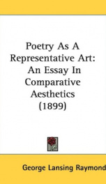 poetry as a representative art an essay in comparative aesthetics_cover