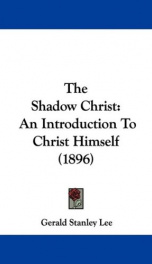 the shadow christ an introduction to christ himself_cover