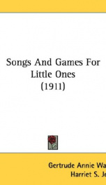 songs and games for little ones_cover
