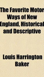 the favorite motor ways of new england_cover