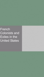 french colonists and exiles in the united states_cover