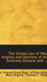 the school law of west virginia_cover