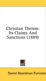 christian theism its claims and sanctions_cover