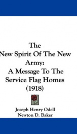 the new spirit of the new army a message to the service flag homes_cover